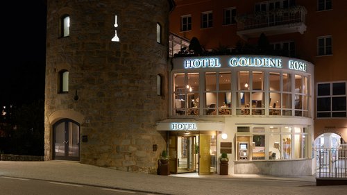 Das Hotel Goldene Rose in Bruneck Das Hotel Goldene Rose in Bruneck